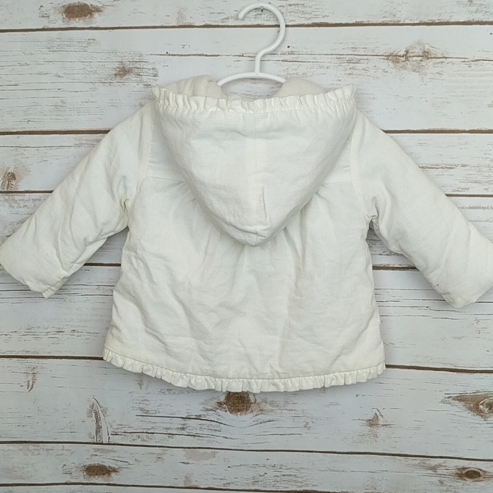 Gymboree White Coat with Ruffles and Bows - Picture 5 of 6